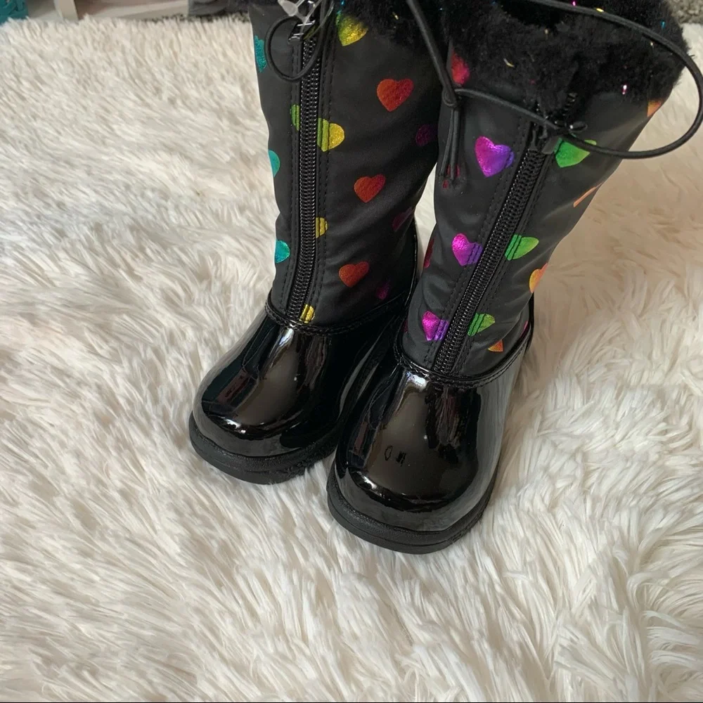 Khombu toddler girl sweetheart‎ winter boots size 6